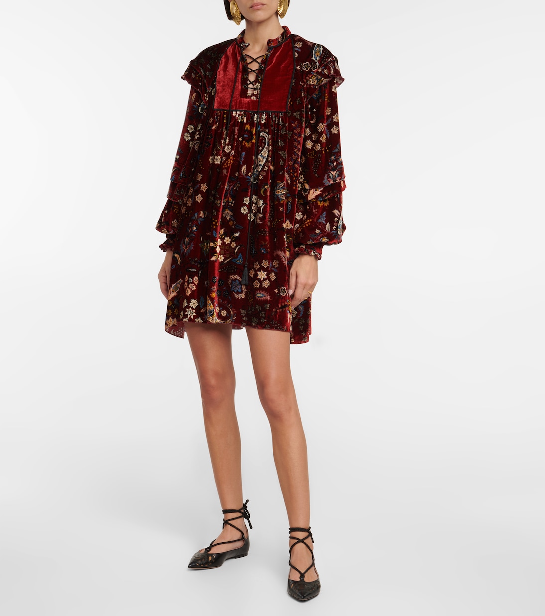 Minikleid aus Samt | Etro