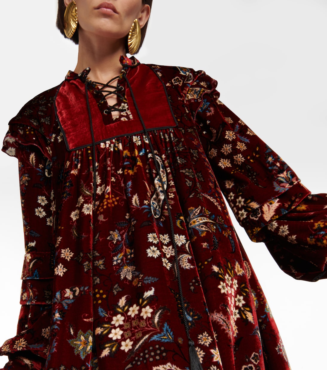 Minikleid aus Samt | Etro