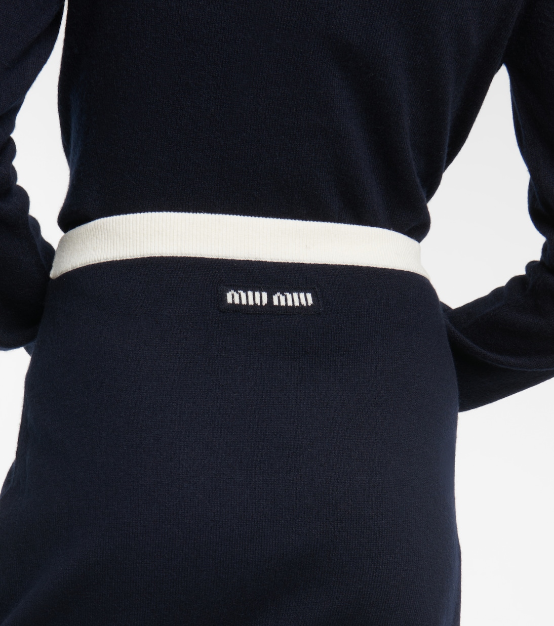 Mini-jupe en cachemire | Miu Miu