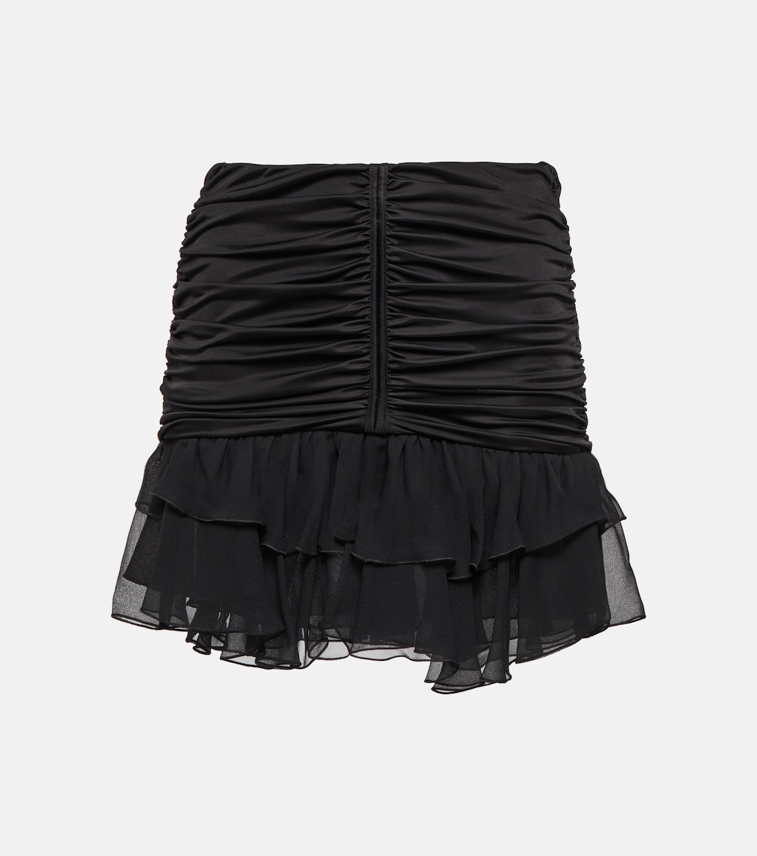 Minifalda plisada con volantes | Blumarine