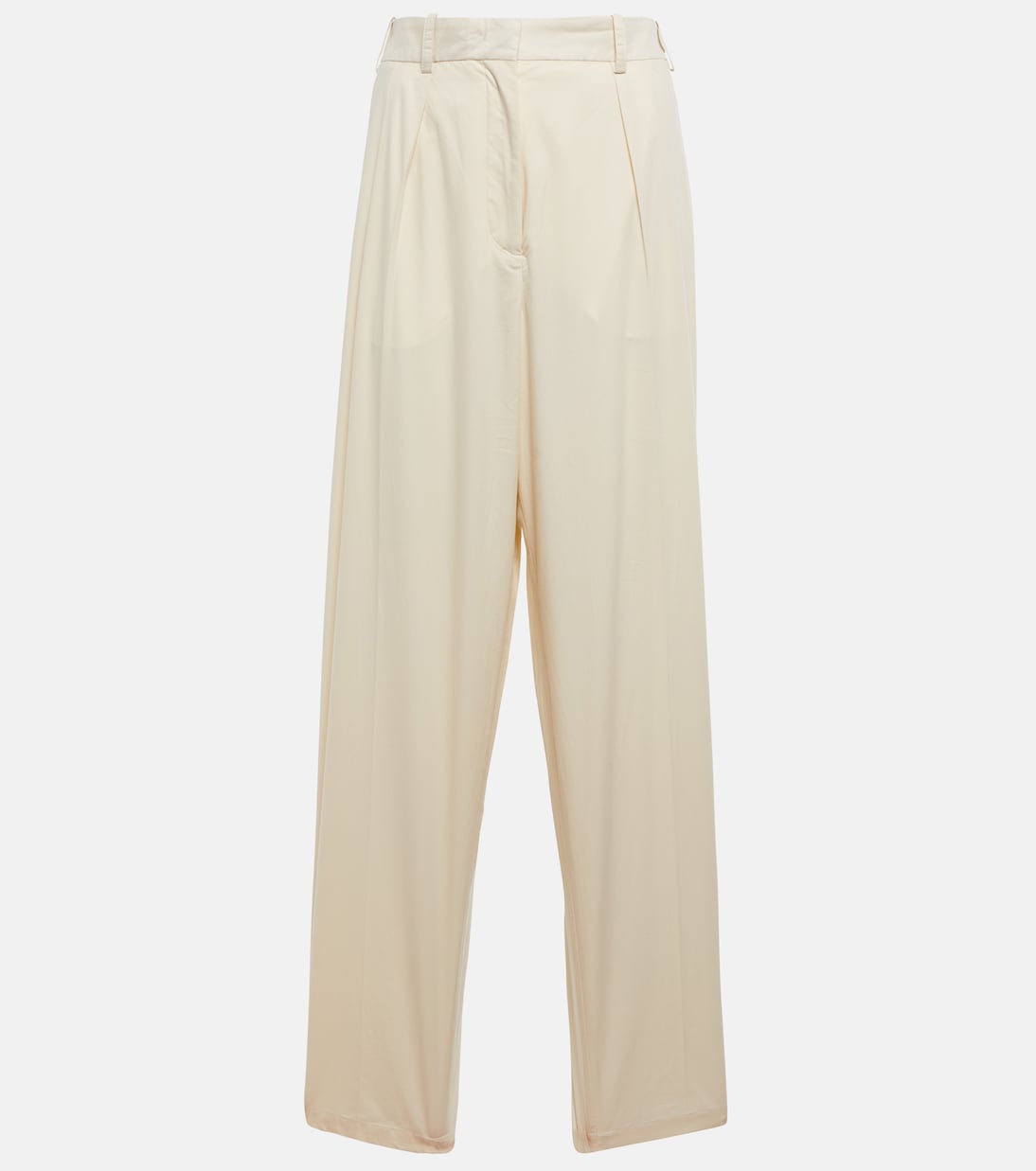 High-Rise-Hose Buckley aus Baumwolle | Joseph