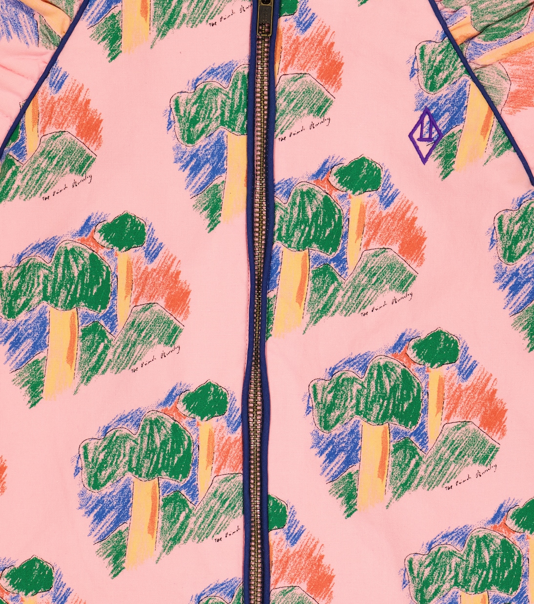 Tiger puff-sleeves cotton jacket | The Animals Observatory