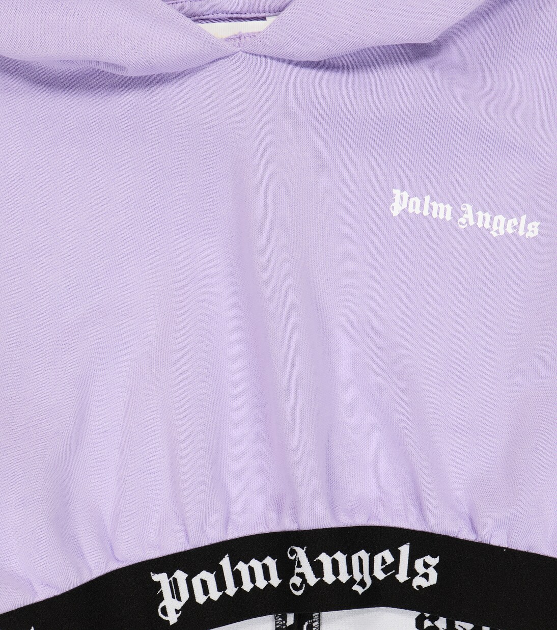 Palm angels cropped hoodie 2025