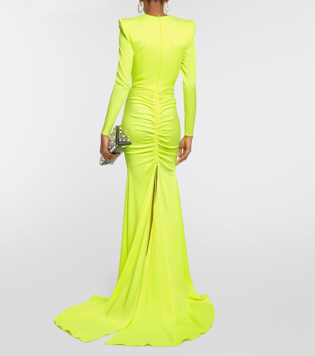 Ruched satin gown | Alex Perry