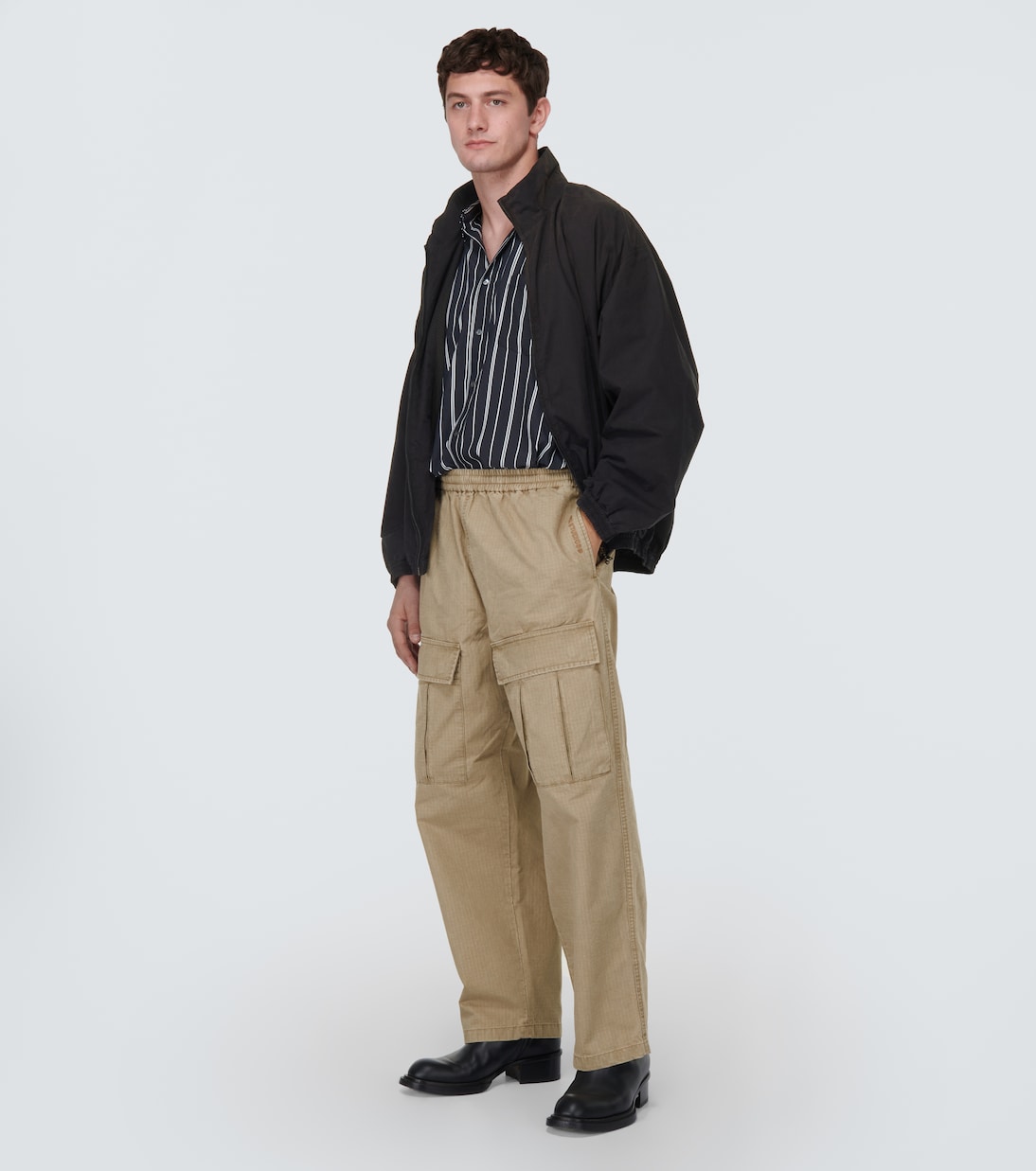 Pantaloni cargo in cotone a vita normale | Acne Studios