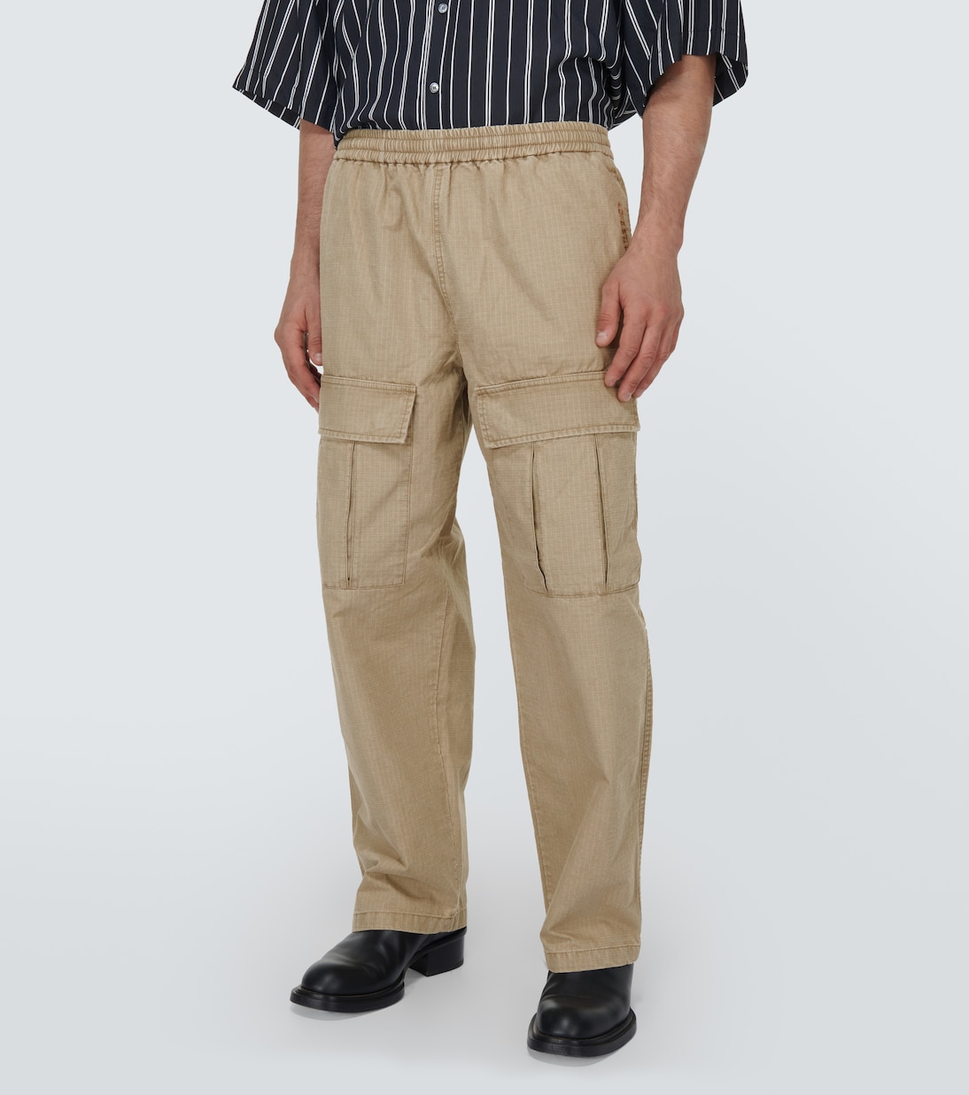 Pantaloni cargo in cotone a vita normale | Acne Studios