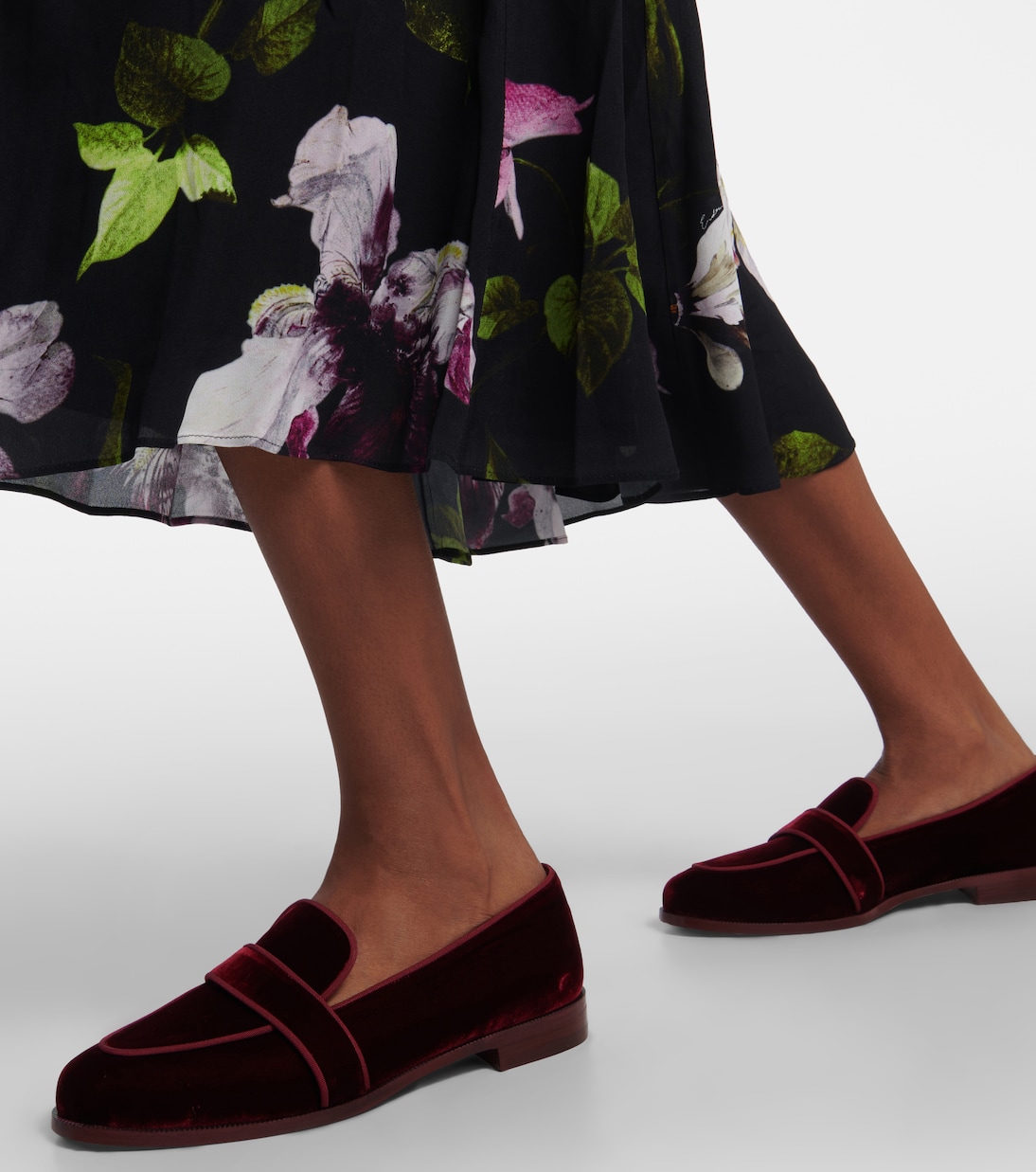Loafers Martin aus Samt | Aquazzura