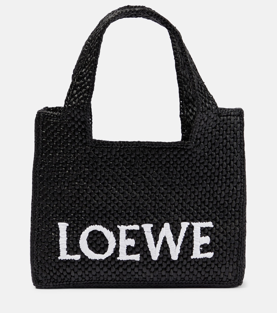 Mini raffia shopper | Loewe