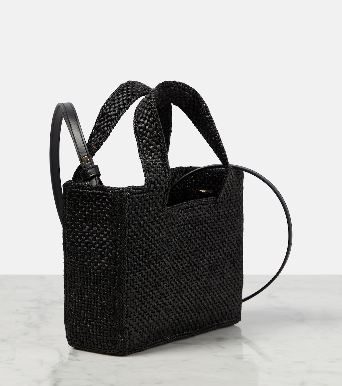 Mini raffia shopper | Loewe