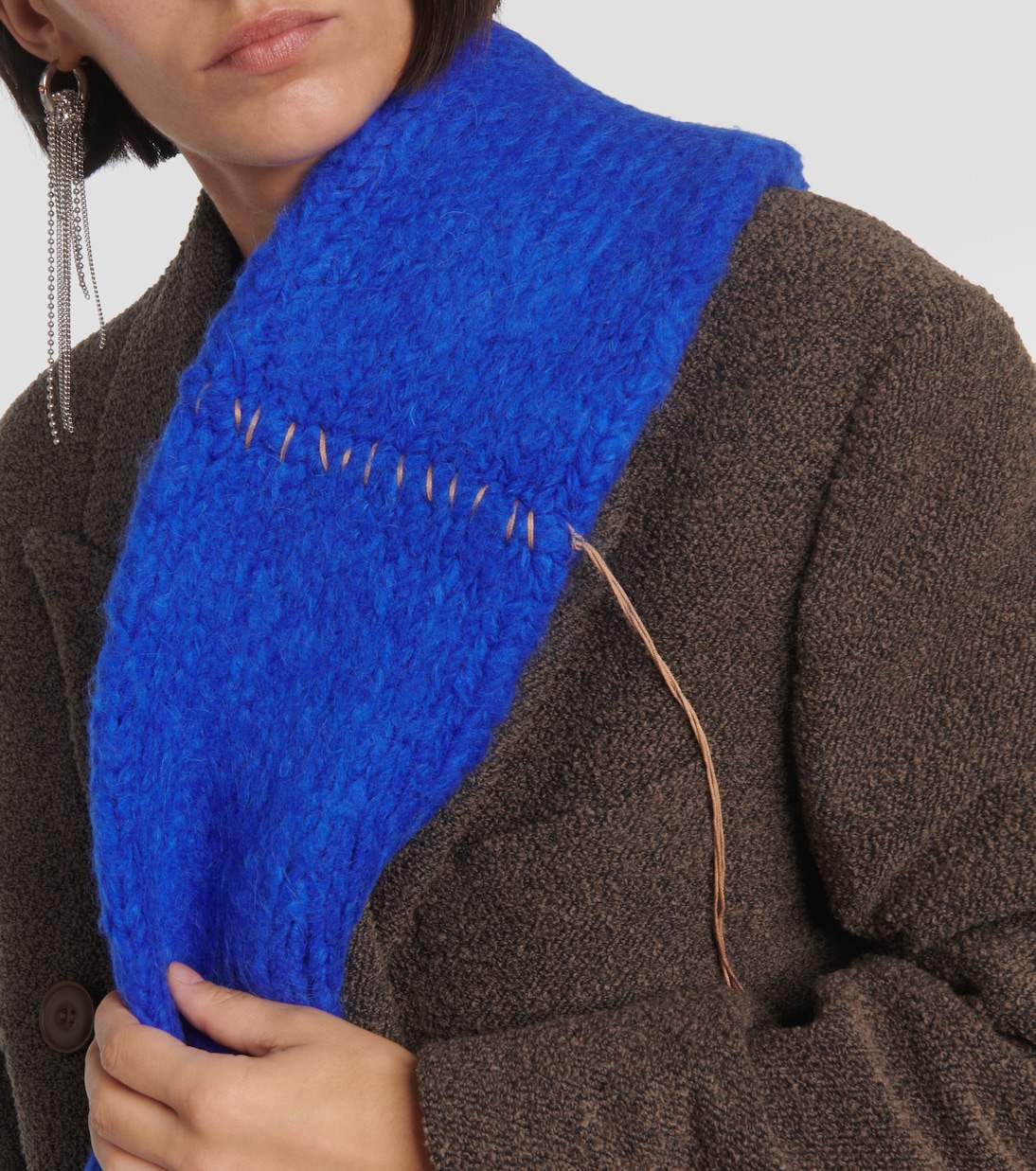 Bufanda en mezcla de alpaca | Acne Studios