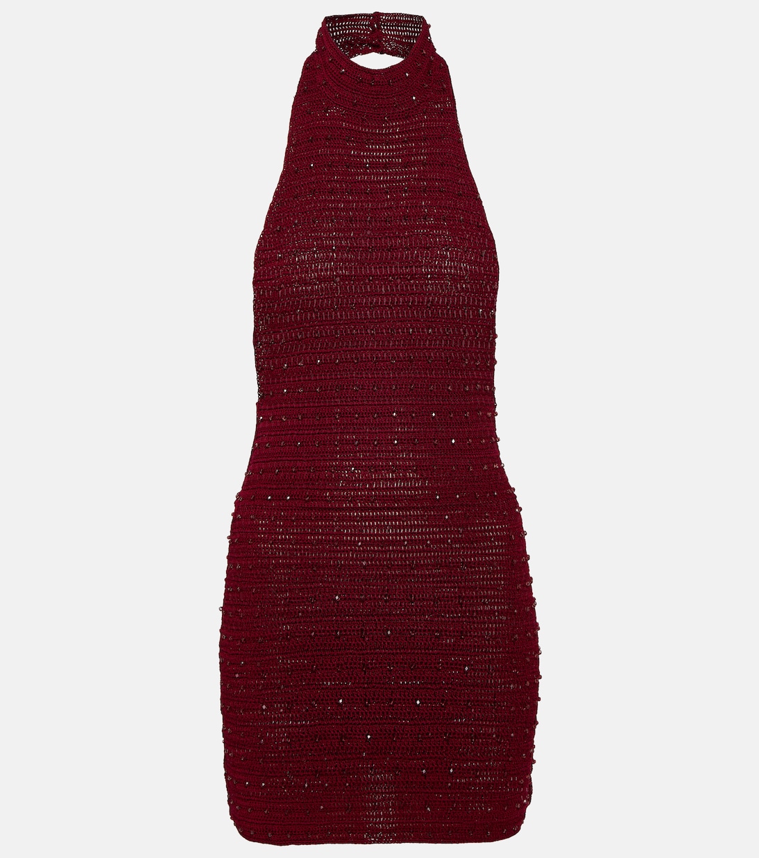 Vestido corto Pora con cuello halter | Aya Muse