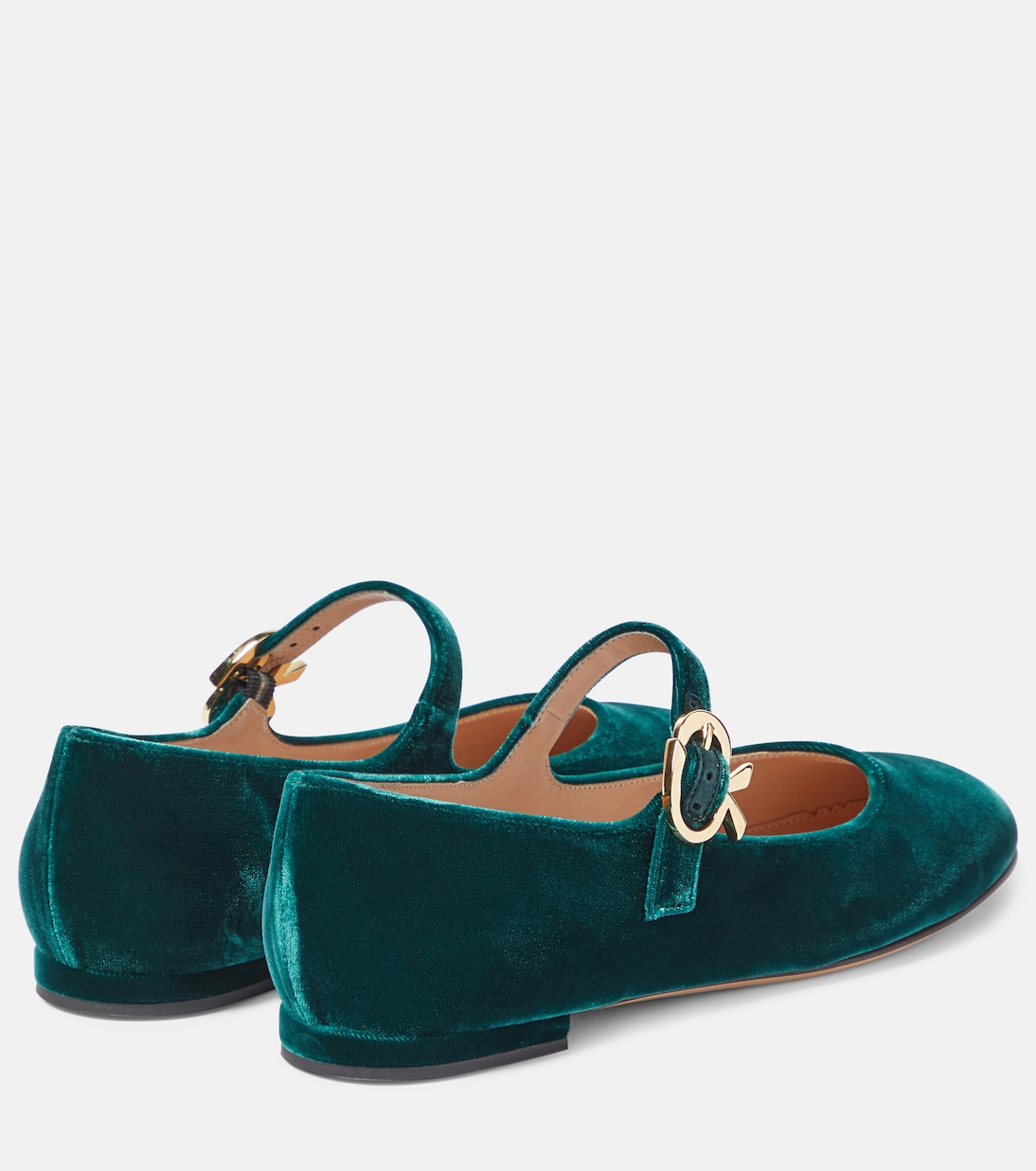 Ballerinas Mary Ribbon aus Samt | Gianvito Rossi