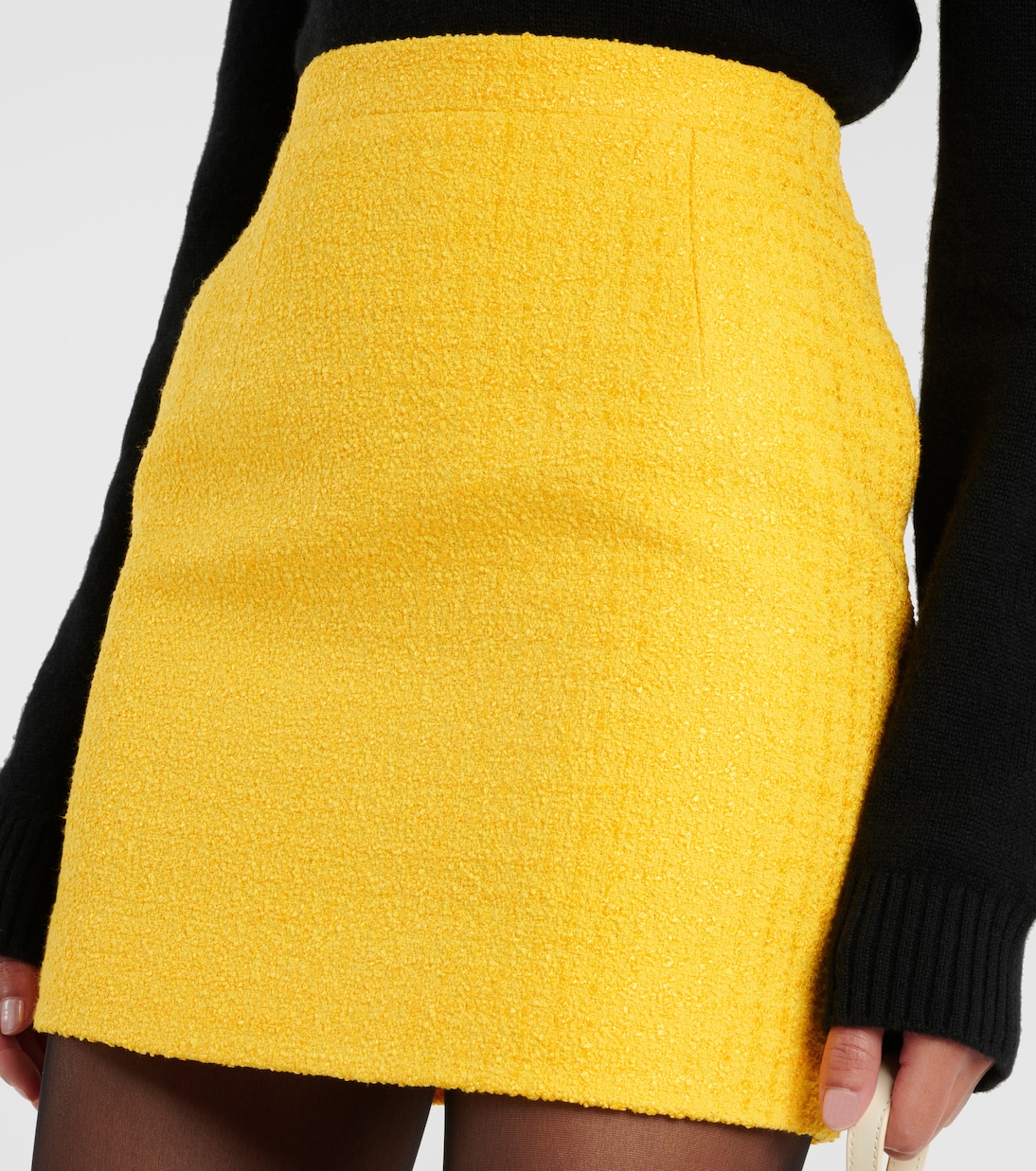 Minifalda de punto bouclé | Alessandra Rich