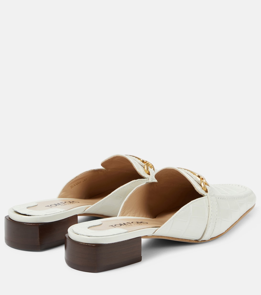 Mules Whiteny in pelle stampata | Tom Ford