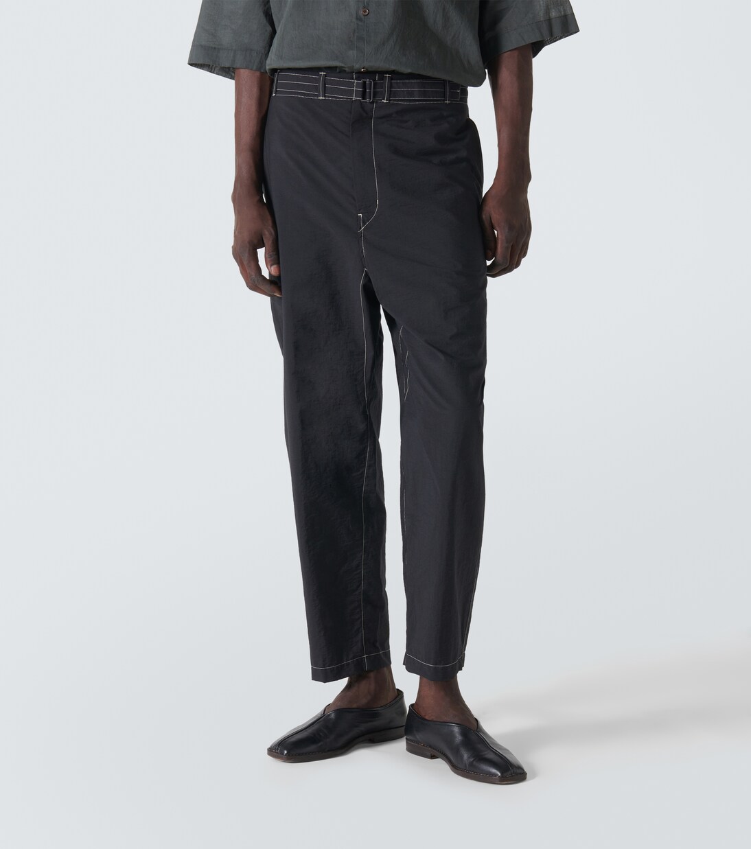 Pantaloni tapered in misto cotone | Lemaire