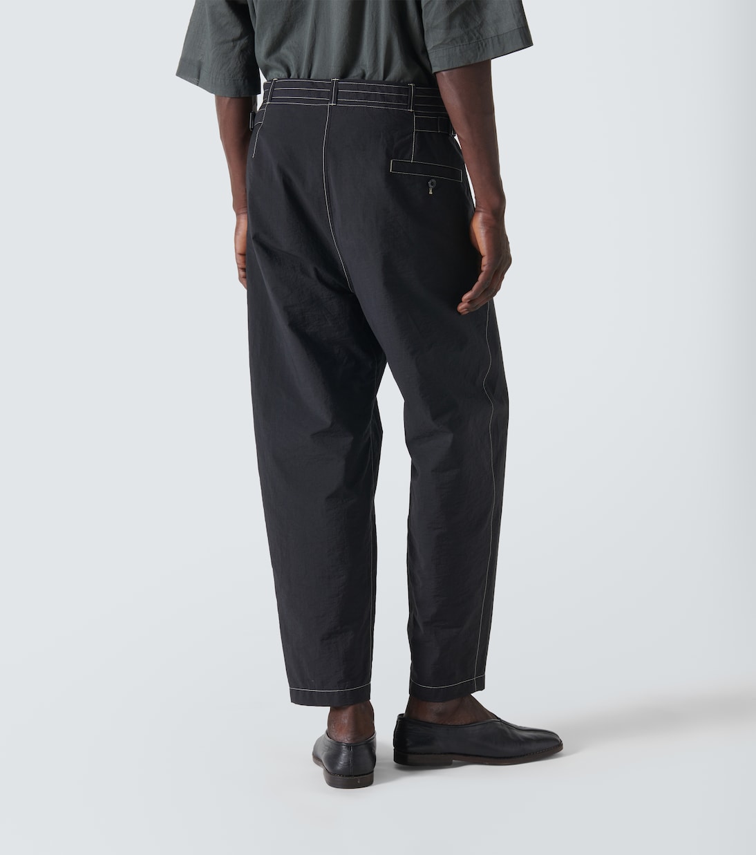 Pantaloni tapered in misto cotone | Lemaire