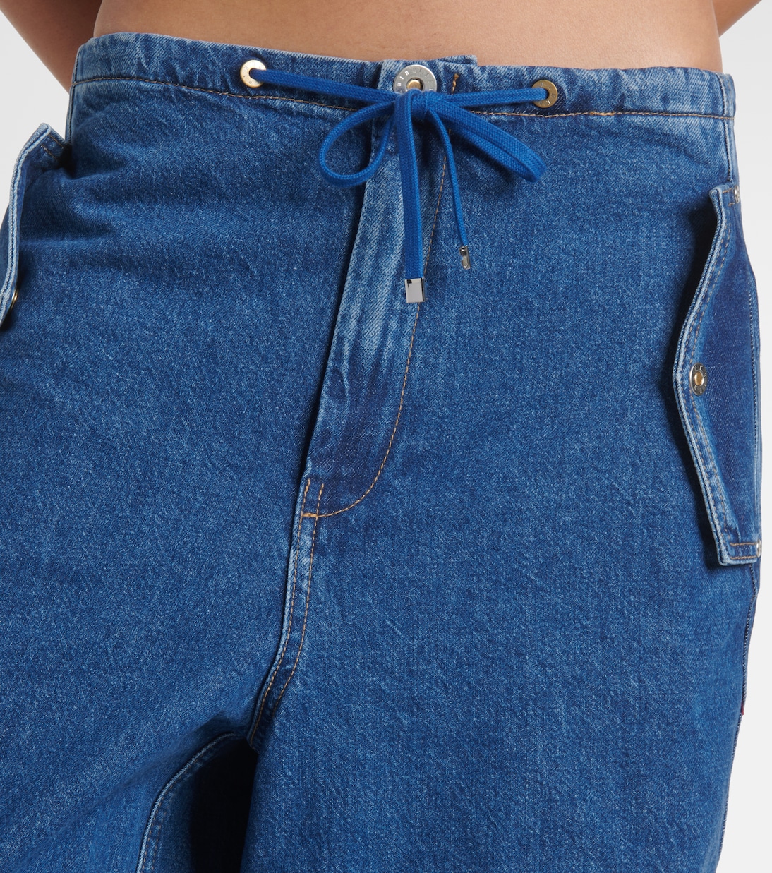 Mid-Rise Wide-Leg Jeans Parachute | Dion Lee