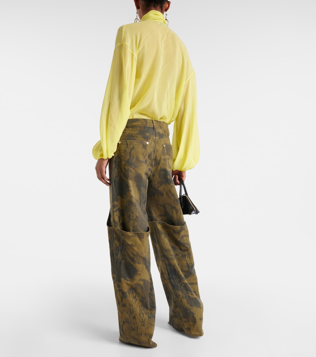 Weite Hose aus Denim | Blumarine