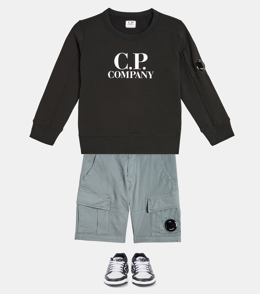 Cargoshorts Lens aus Gabardine | C.P. Company Kids