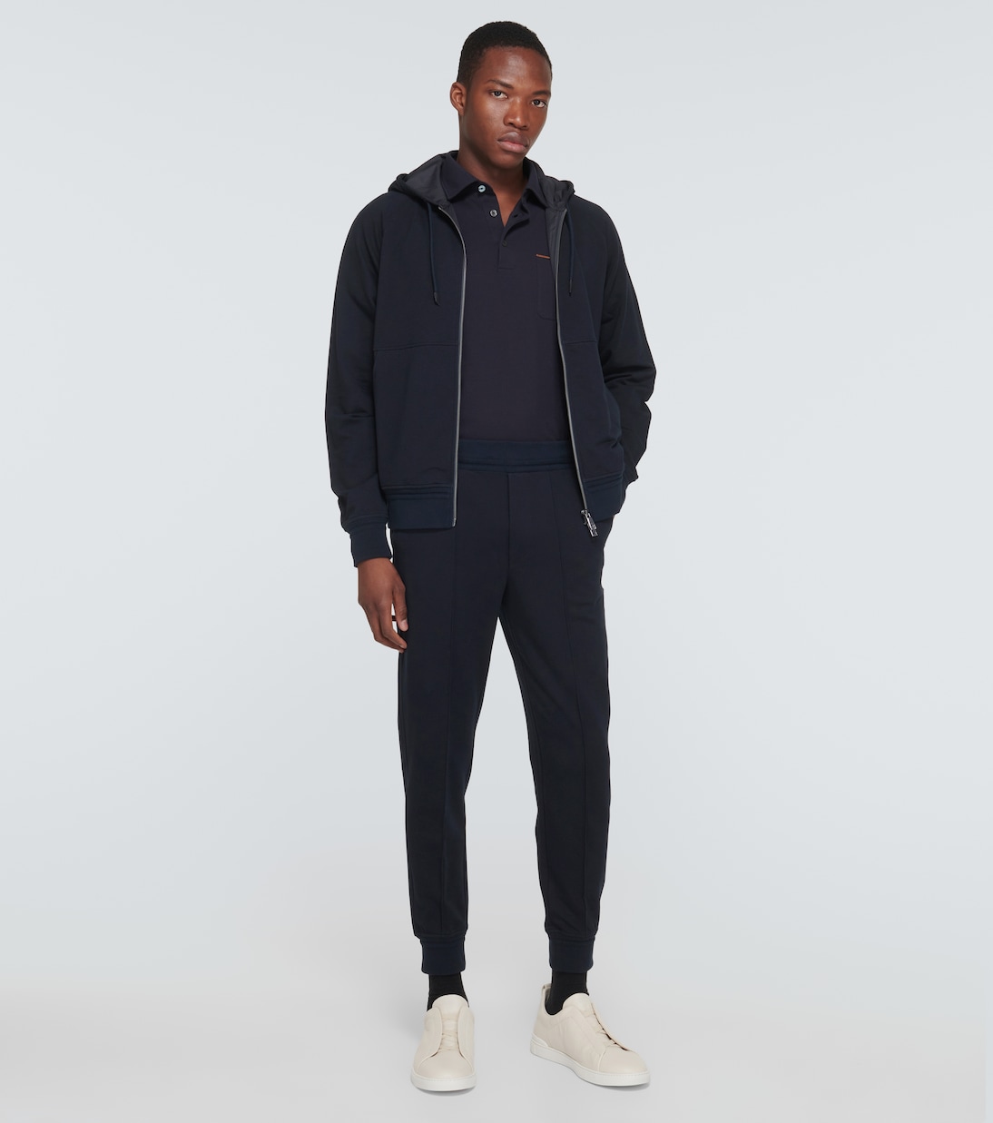 Pantalones deportivos de mezcla de algodón | Zegna