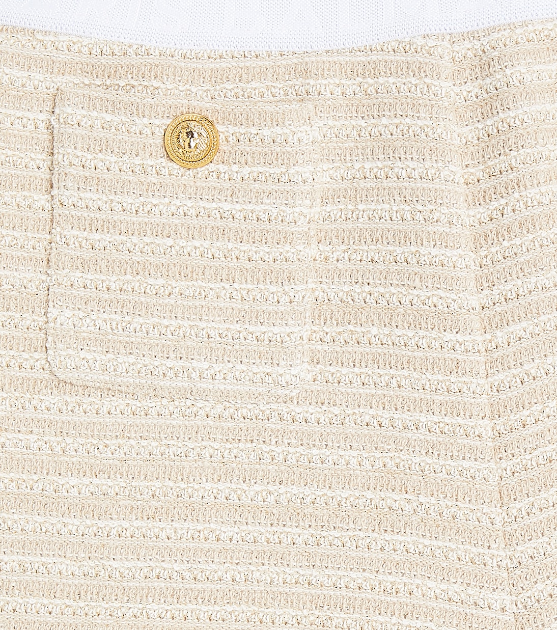 Shorts de punto de mezcla de algodón | Balmain Kids