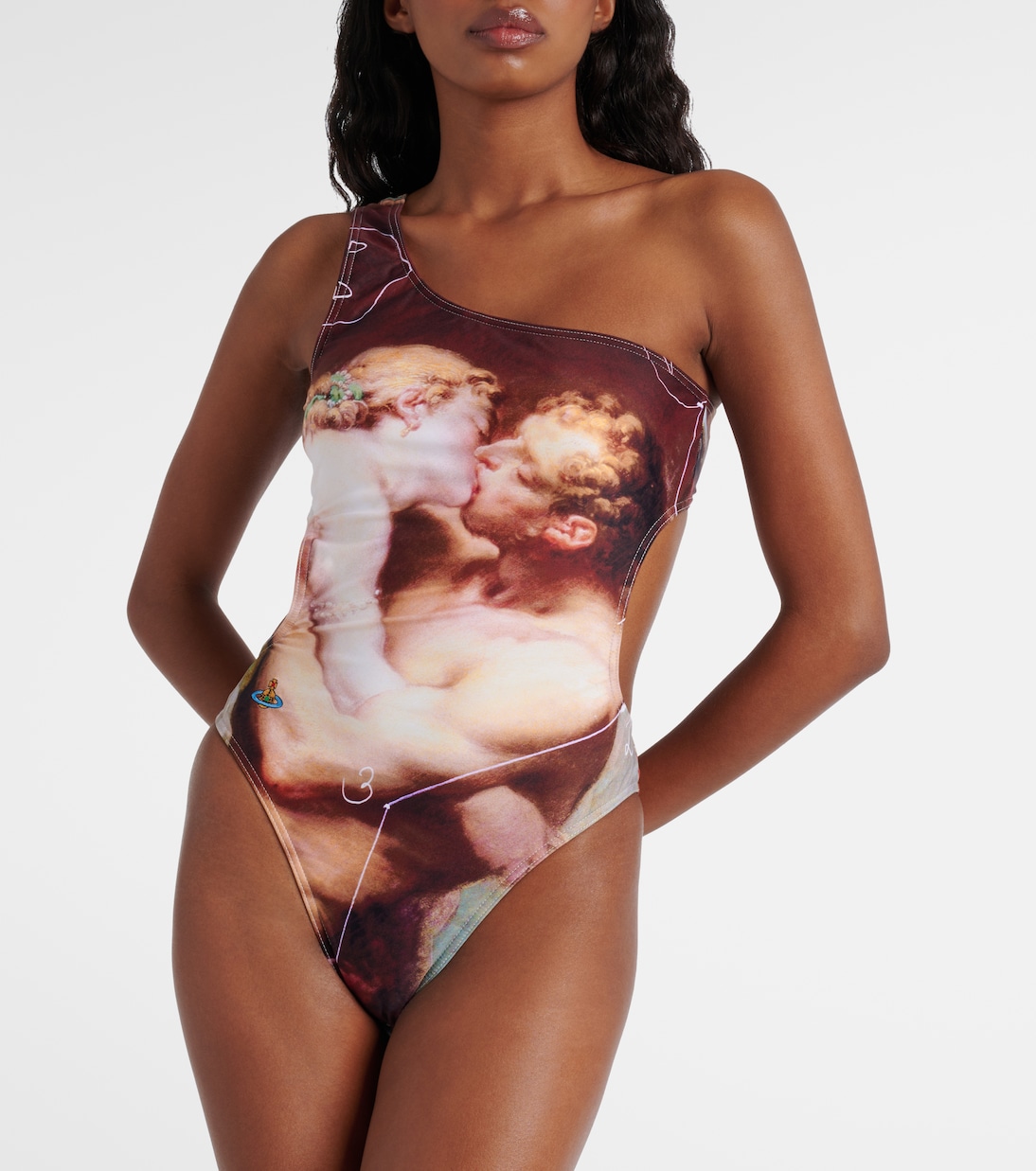 The Kiss one-shoulder swimsuit | Vivienne Westwood
