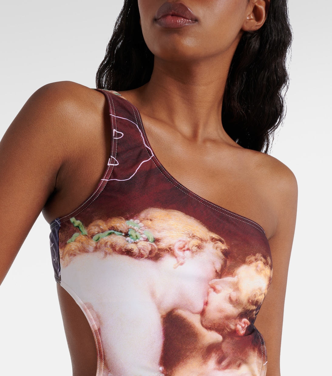 The Kiss one-shoulder swimsuit | Vivienne Westwood