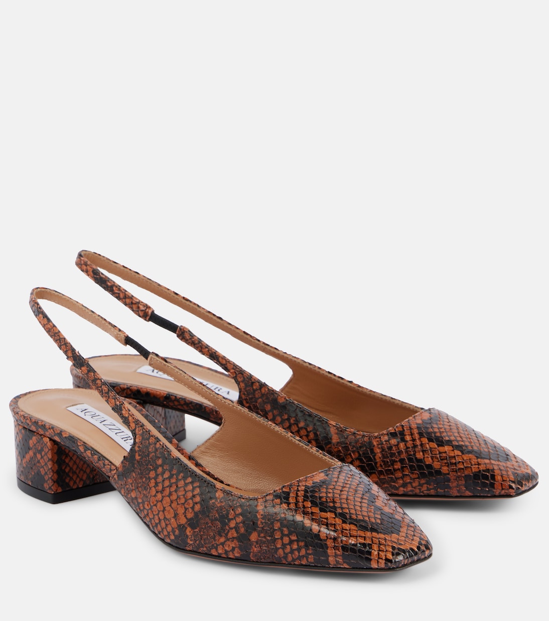 Slingback-Pumps Ginza 35 aus Leder | Aquazzura