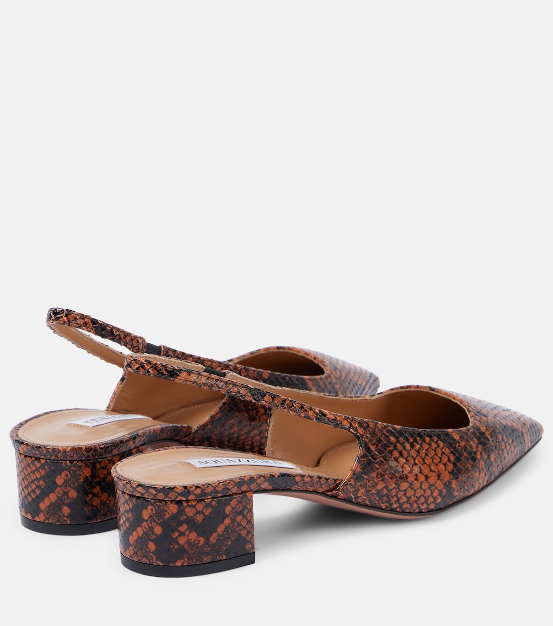 Slingback-Pumps Ginza 35 aus Leder | Aquazzura