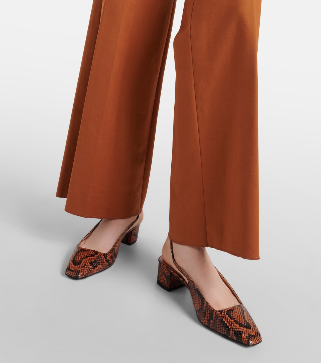 Slingback-Pumps Ginza 35 aus Leder | Aquazzura