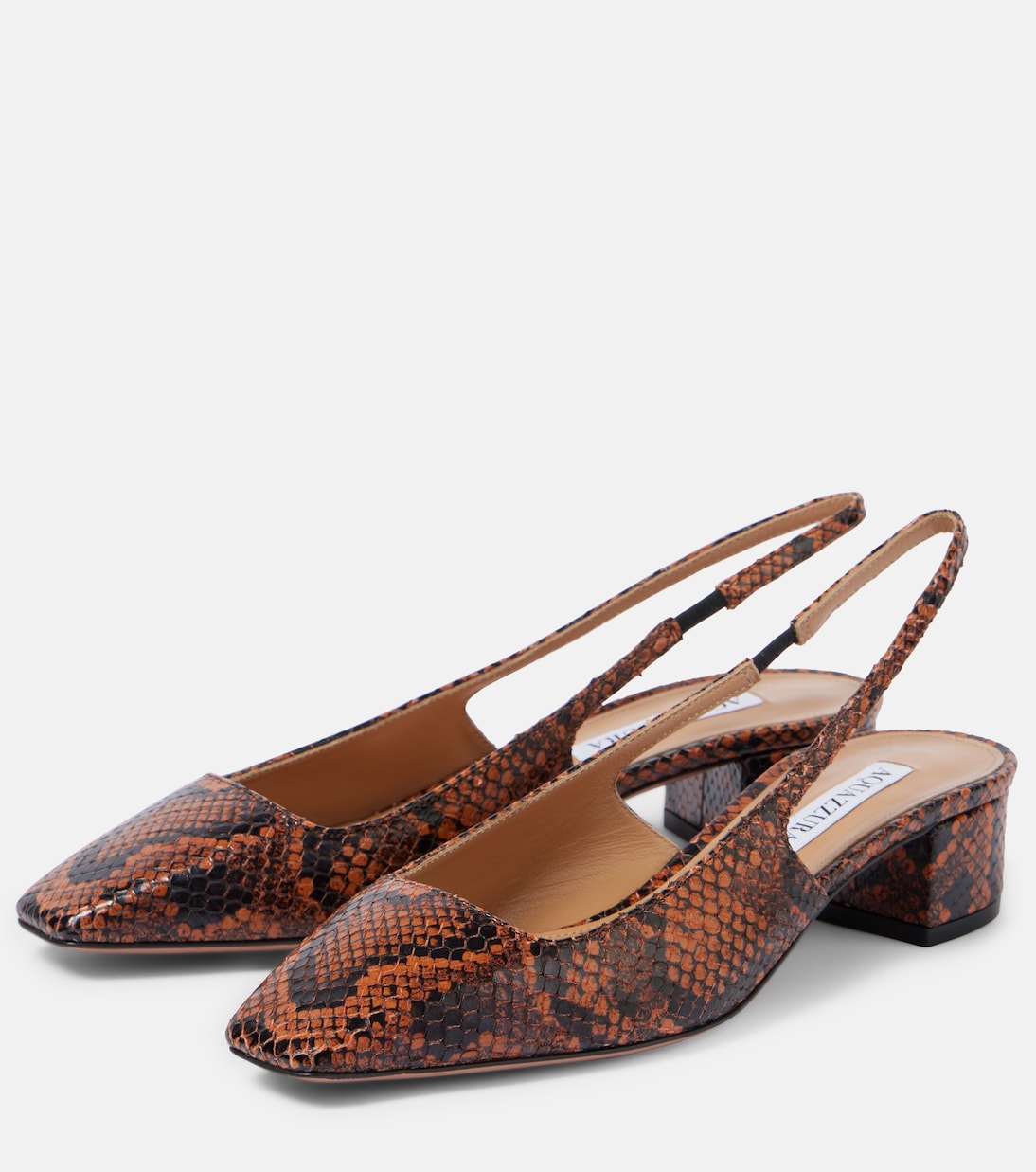 Slingback-Pumps Ginza 35 aus Leder | Aquazzura