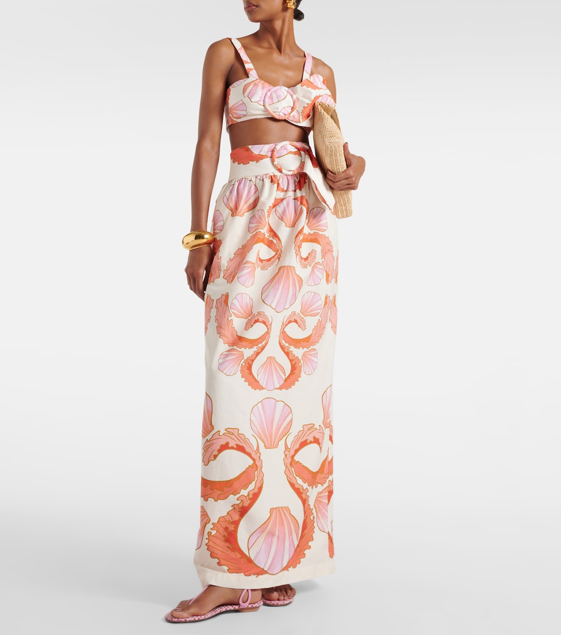 Sandali infradito Almost Bare in pelle | Aquazzura