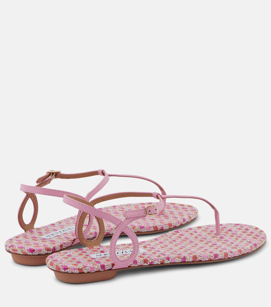 Sandali infradito Almost Bare in pelle | Aquazzura