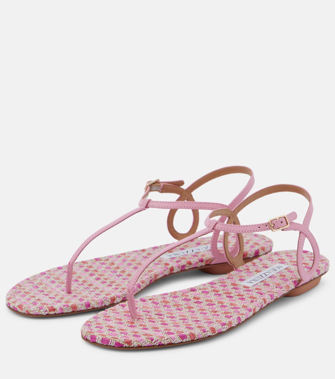 Sandali infradito Almost Bare in pelle | Aquazzura
