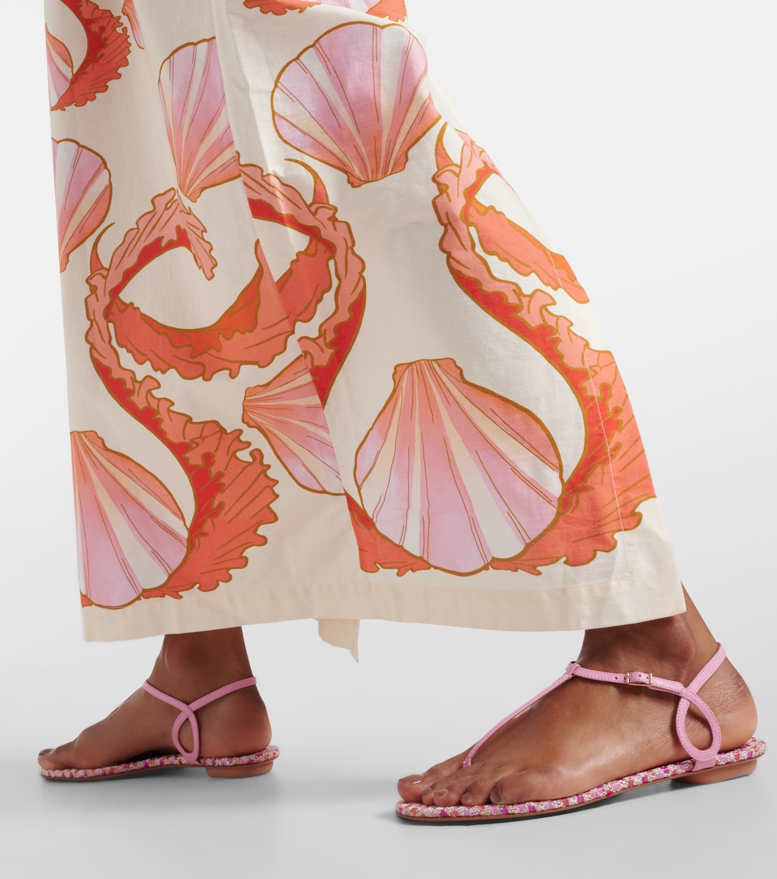 Sandali infradito Almost Bare in pelle | Aquazzura