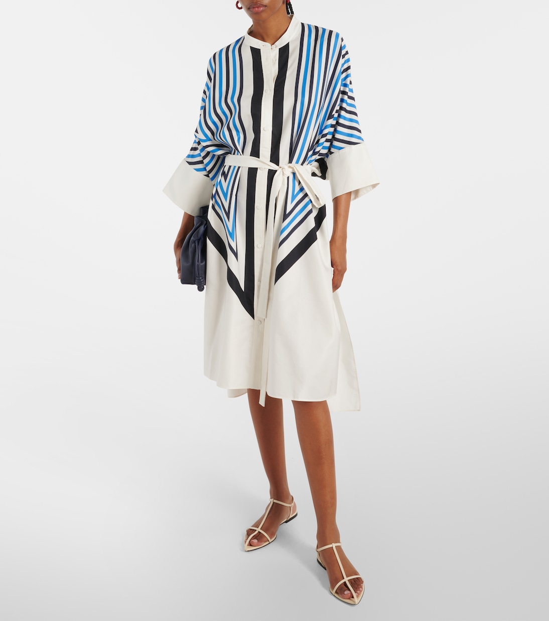 Hemdblusenkleid Dania aus Seide und Baumwolle | Joseph