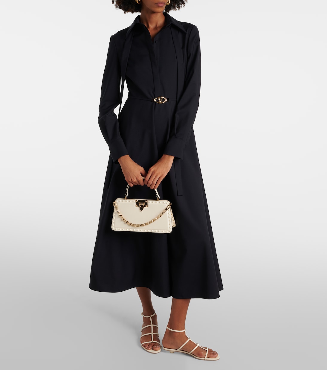 Sandales Rockstud Wispy en cuir | Valentino Garavani