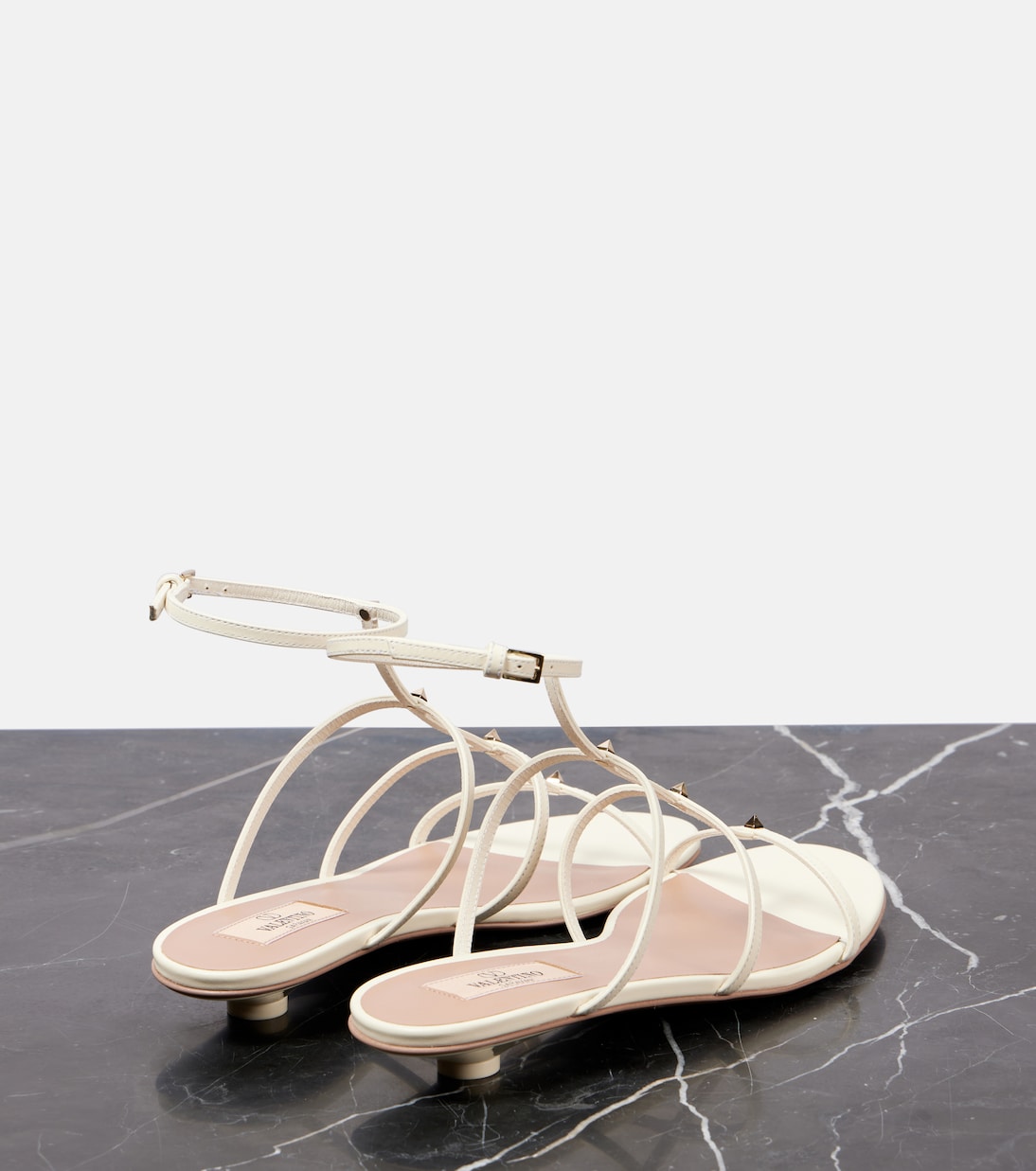 Sandales Rockstud Wispy en cuir | Valentino Garavani