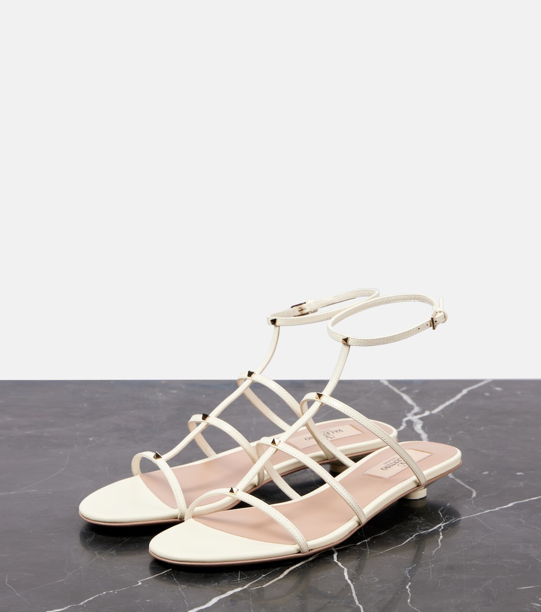 Sandales Rockstud Wispy en cuir | Valentino Garavani