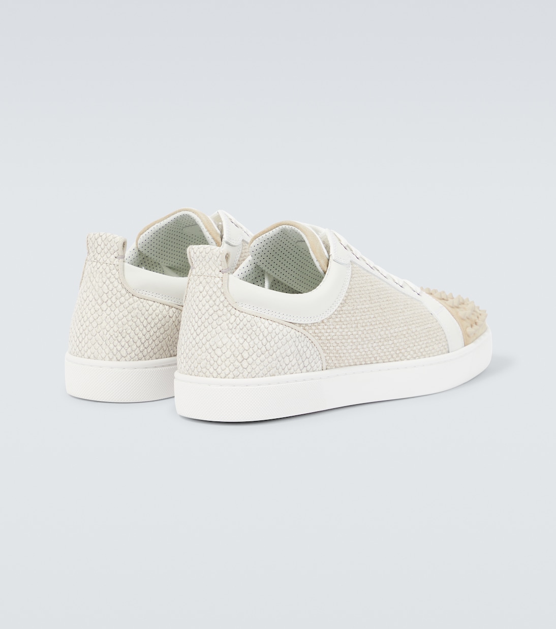 Louis Junior Spikes canvas sneakers | Christian Louboutin