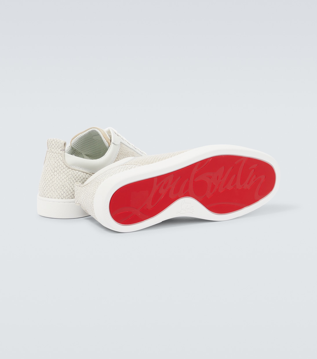 Louis Junior Spikes canvas sneakers | Christian Louboutin