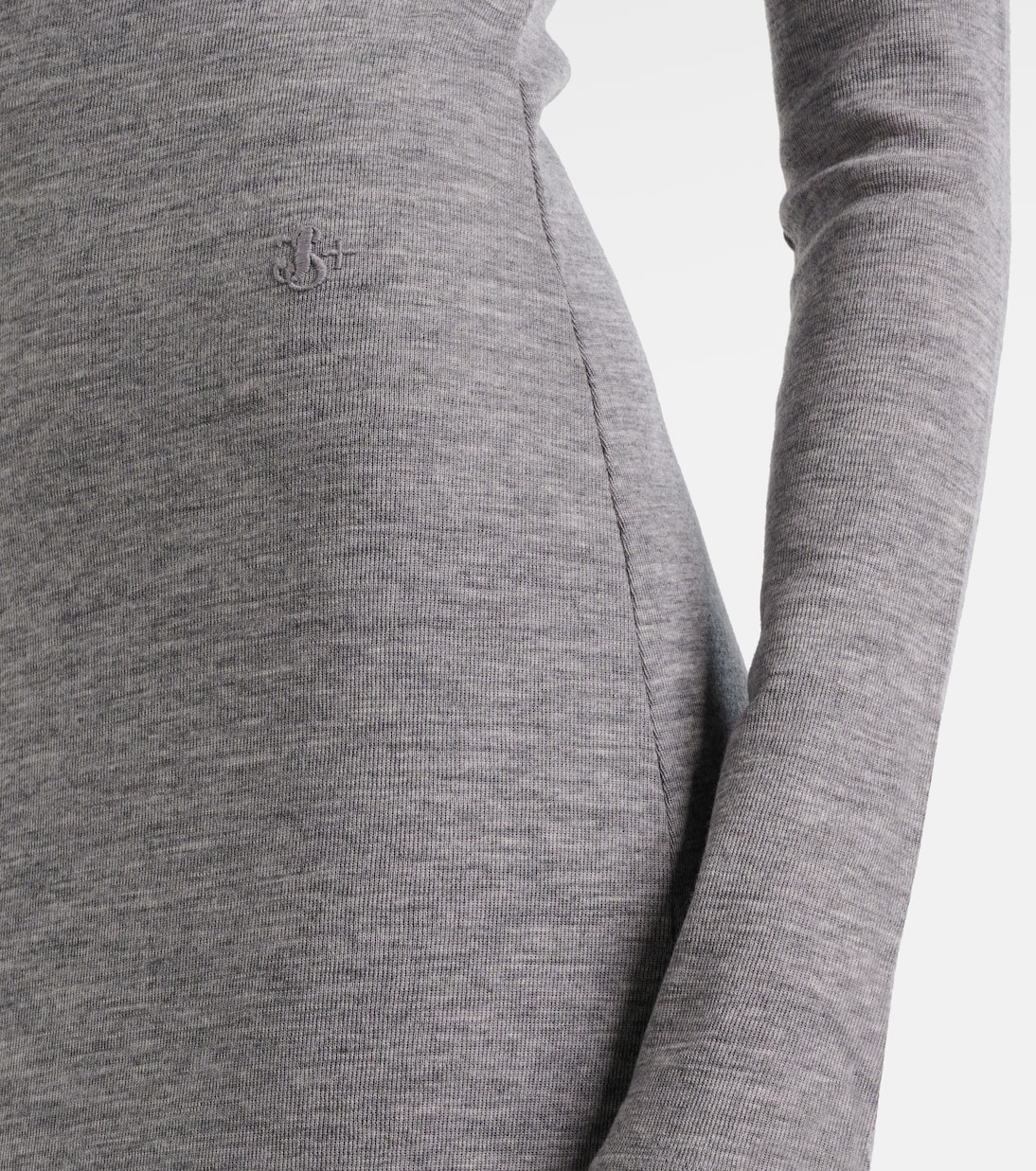 Abito midi in lana vergine | Jil Sander