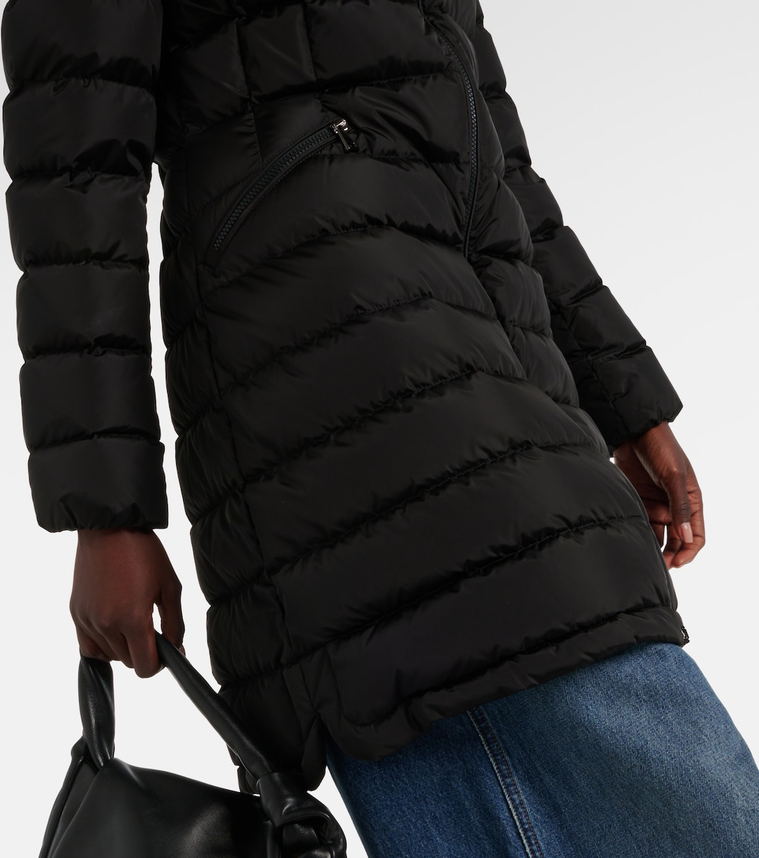 Abrigo de Plumas Moncler Flammette para Jóvenes con Estilo