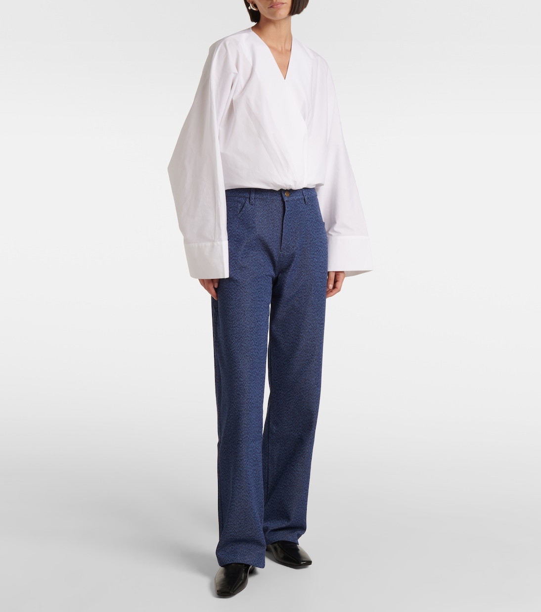 Pantalon droit Axel en coton mélangé | Tove