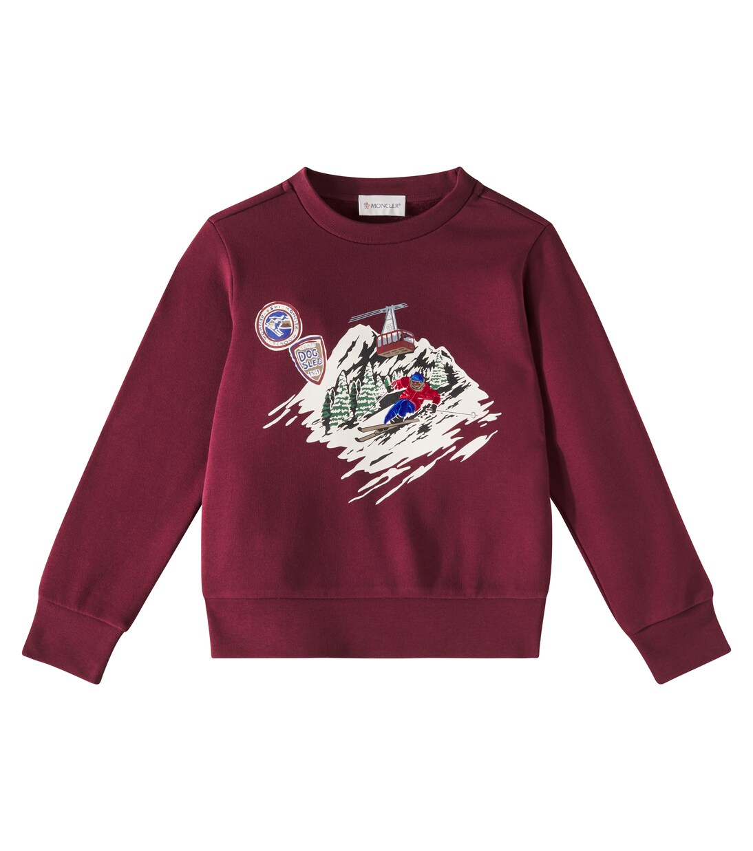 Sudadera de jersey de algodón con logo | Moncler Enfant