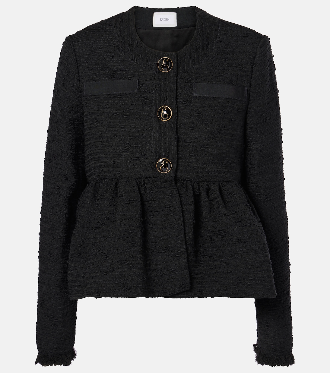 Cropped-Jacke aus Tweed | Erdem