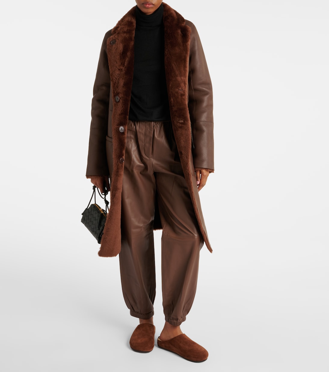 Cappotto reversibile Britanny in shearling | Joseph