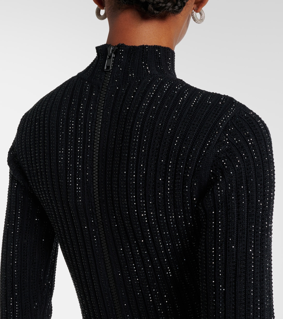Abito midi in maglia di cotone | David Koma