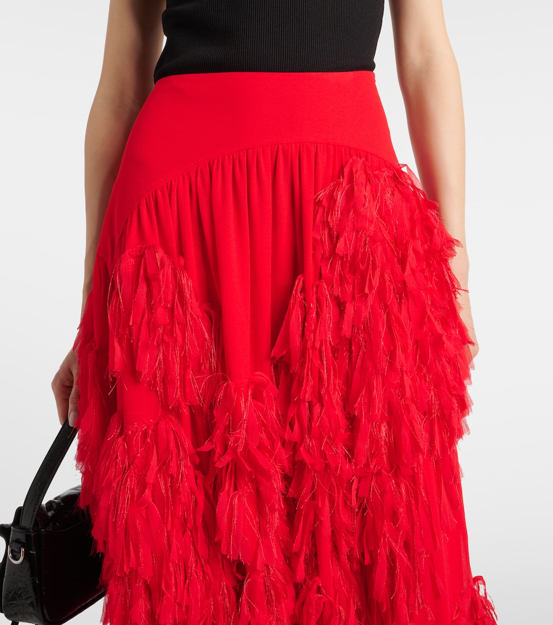 Gonna midi in chiffon | Xu Zhi