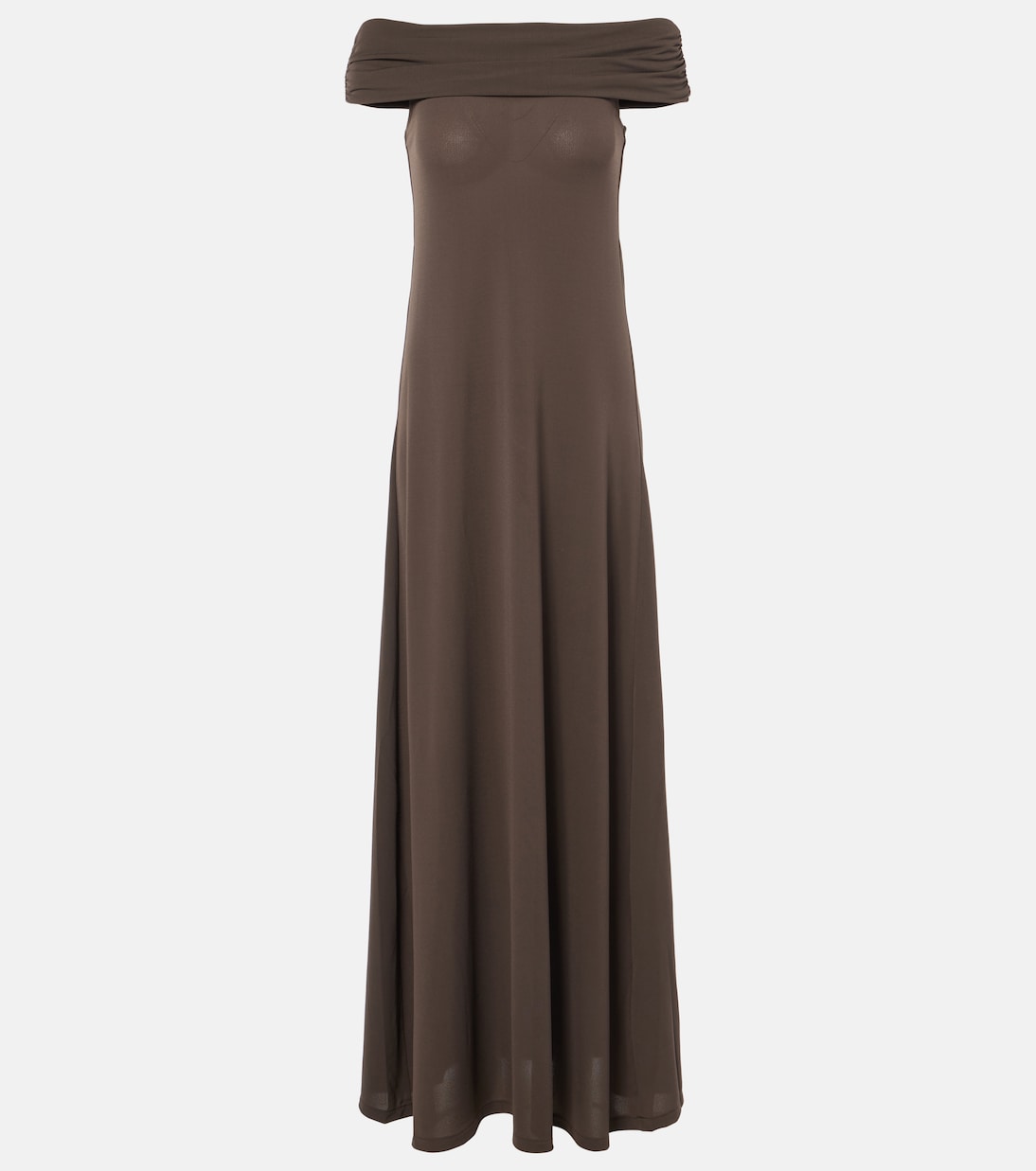 Robe longue Sophie à encolure bardot | Faithfull